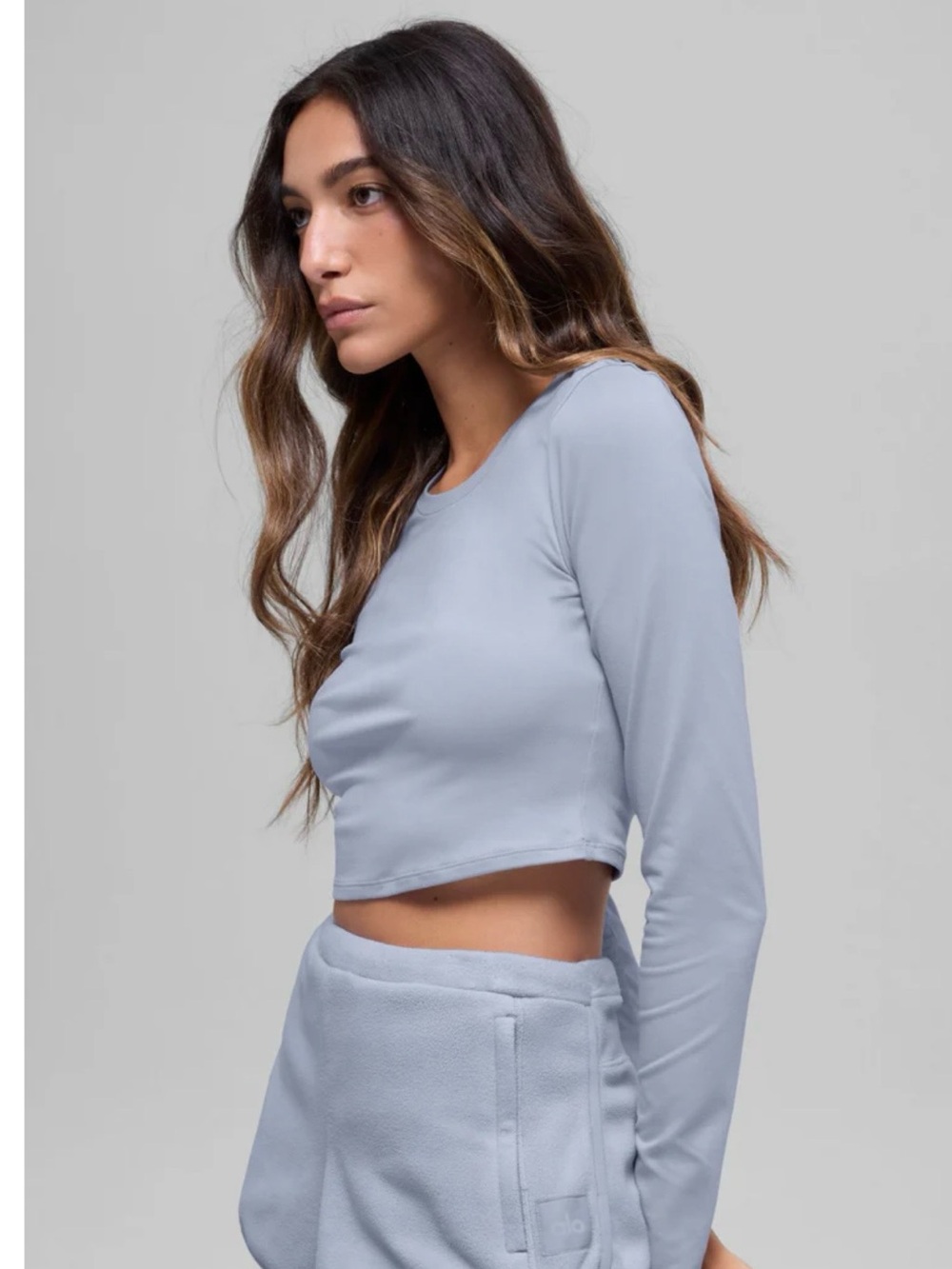 ALO Yoga Finesse Long Sleeve Crop